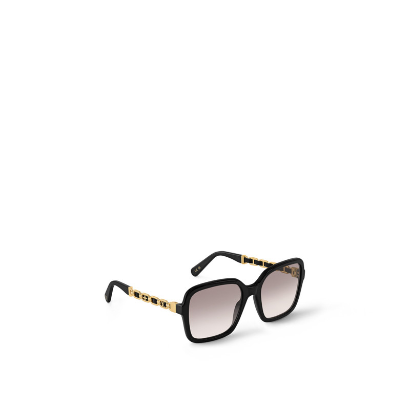 My LV Chain Braided Maxi Square Sunglasses 3