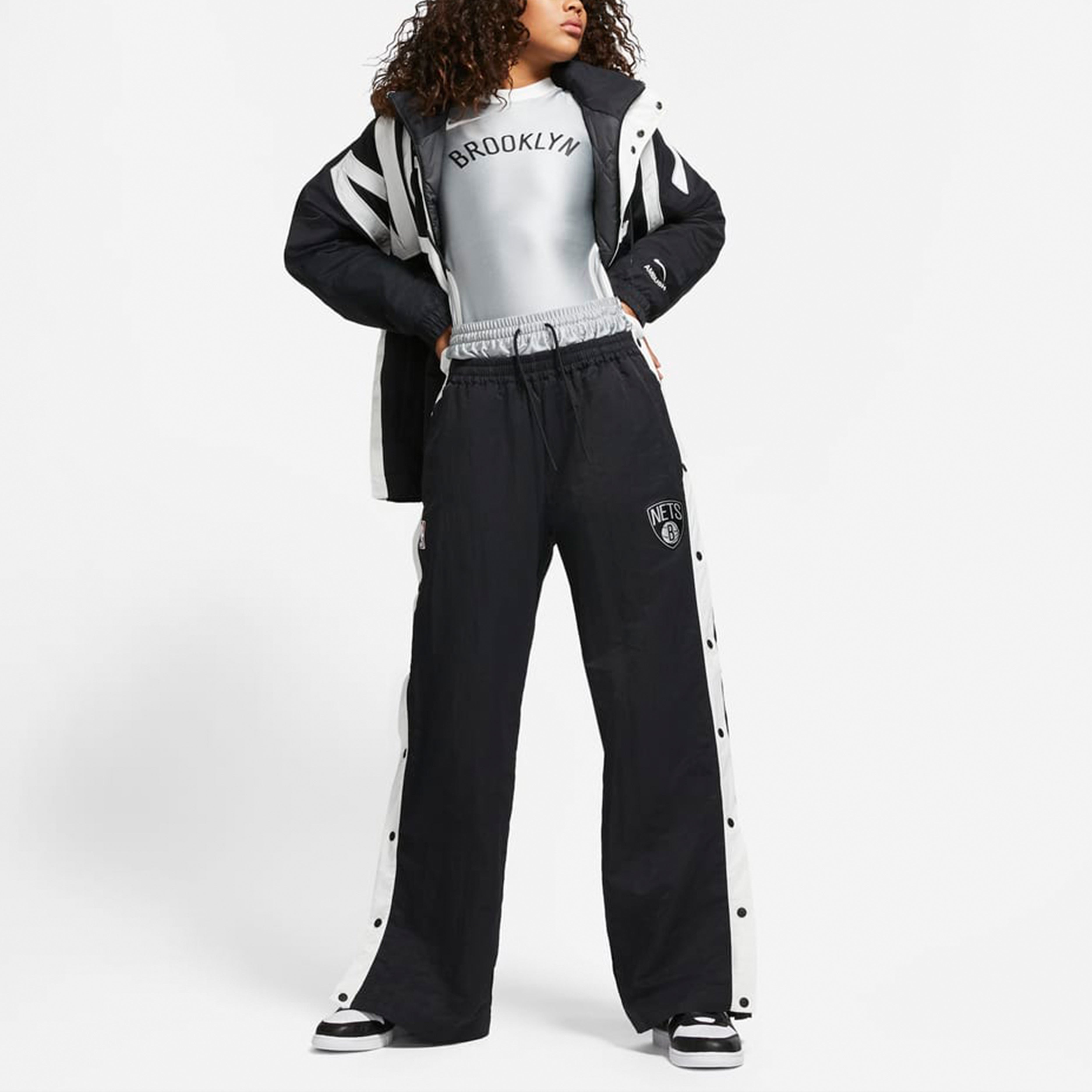 (WMNS) Nike x AMBUSH NBA Nets Top 'Light Smoke Grey' DB9569-077 - 3