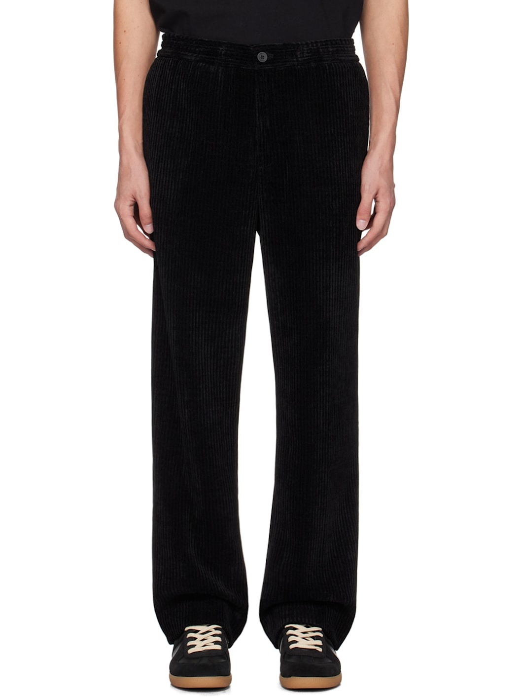 Navy Four-Pocket Trousers - 1
