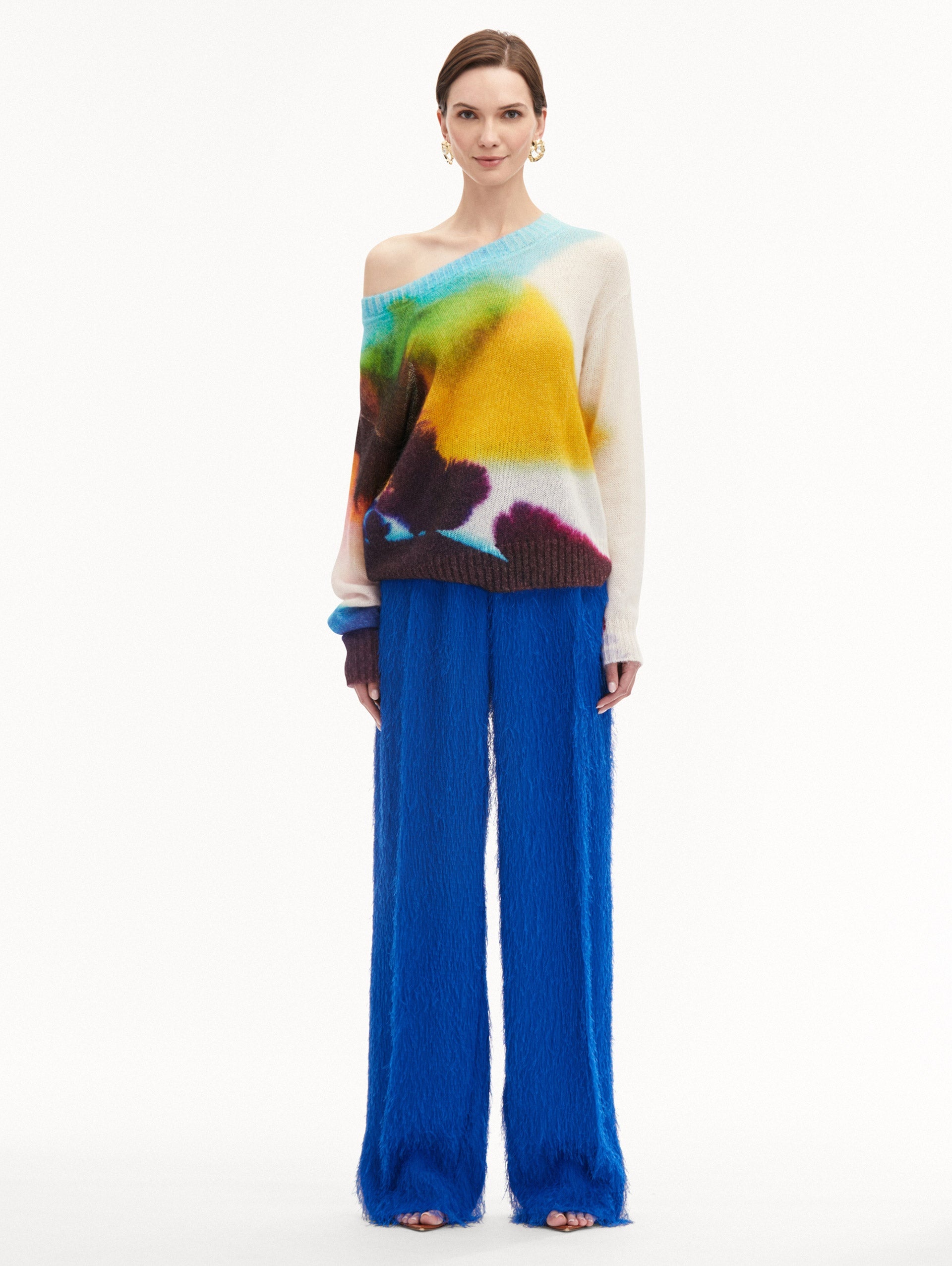 ABSTRACT WATERCOLOR PULLOVER - 3