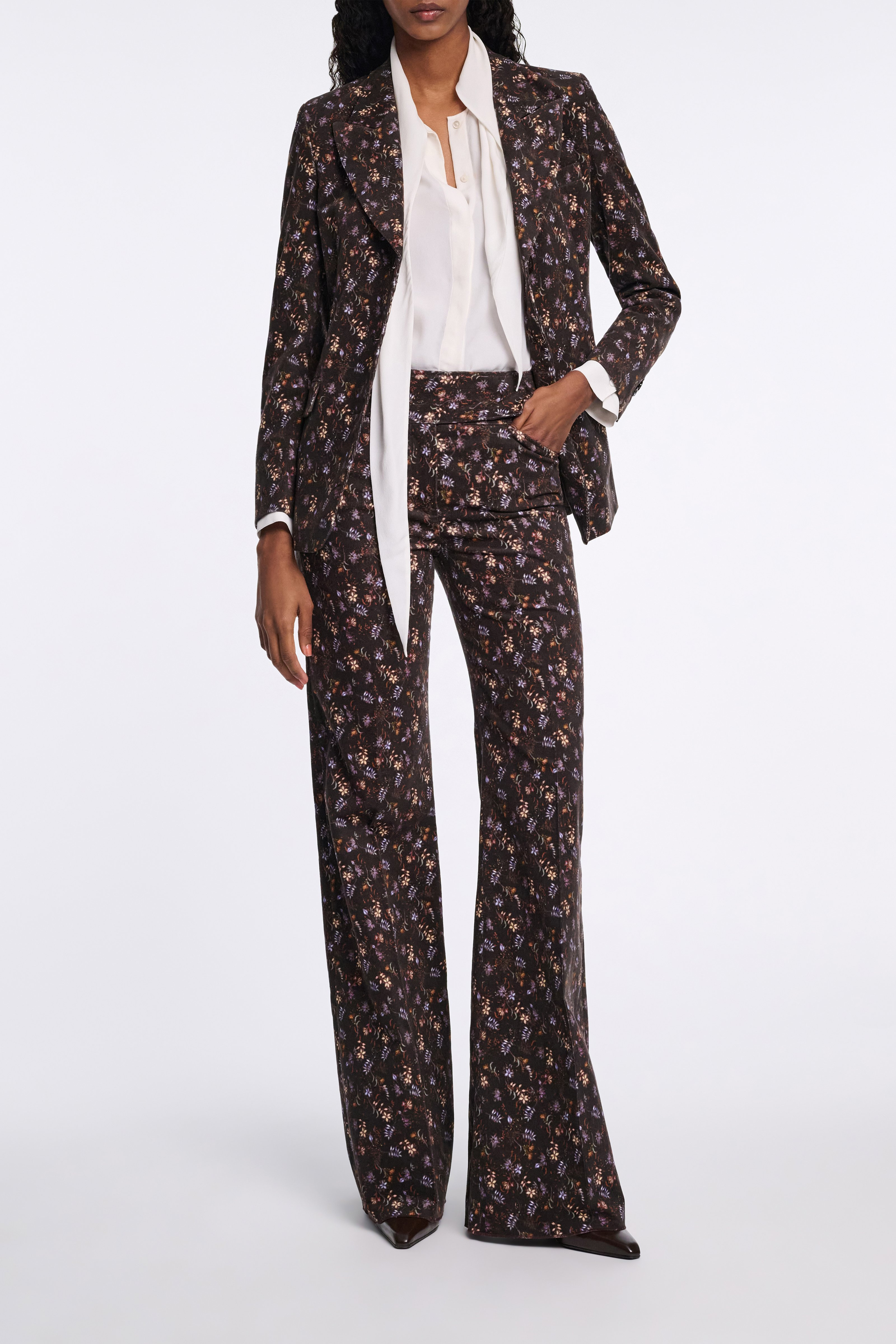 FLORAL STATEMENT pants - 2