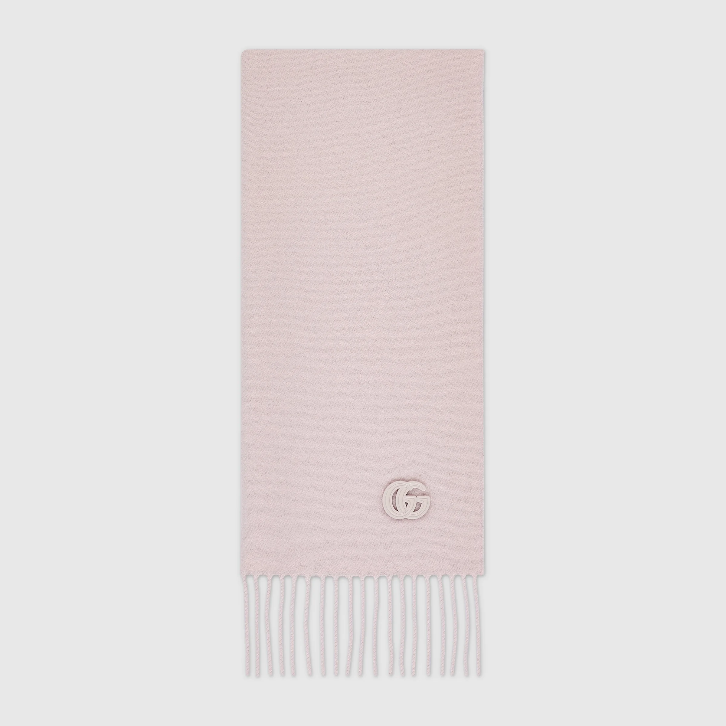 Cashmere scarf with patch - 1