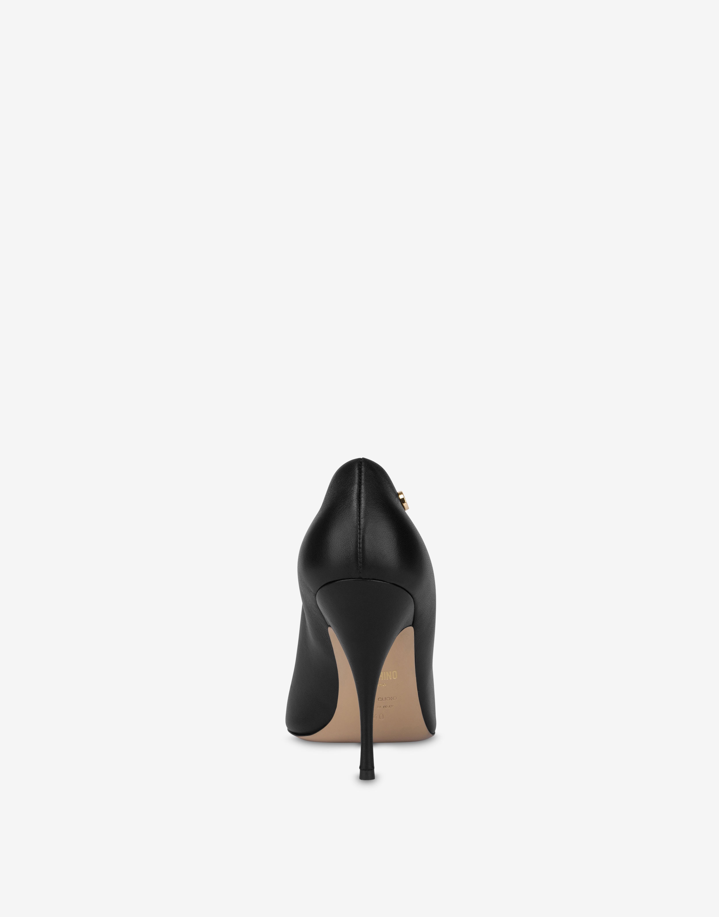 NAPPA LEATHER PUMPS WITH STUD - 3