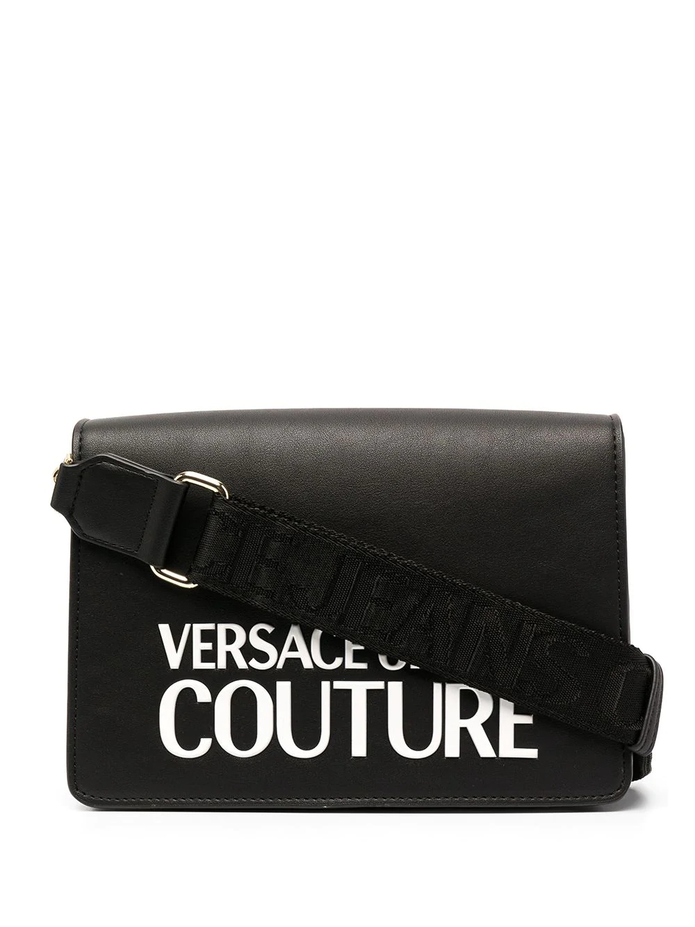 logo-embossed crossbody bag - 1