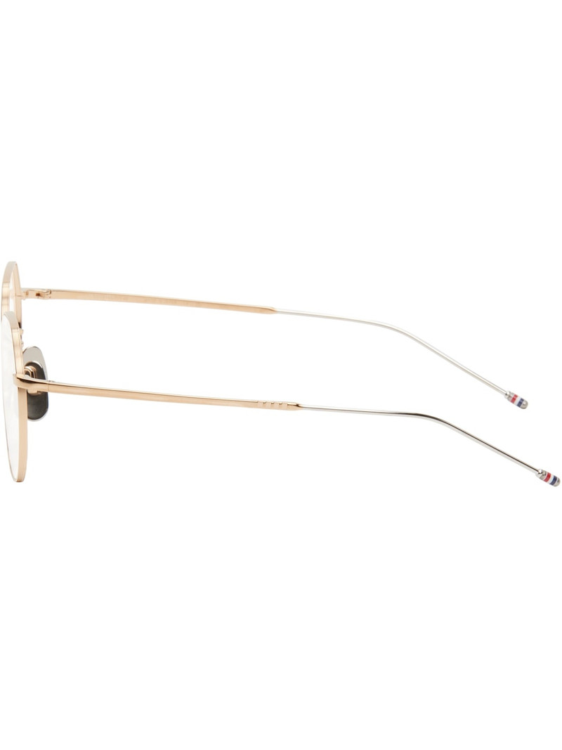 Gold Round Glasses 3