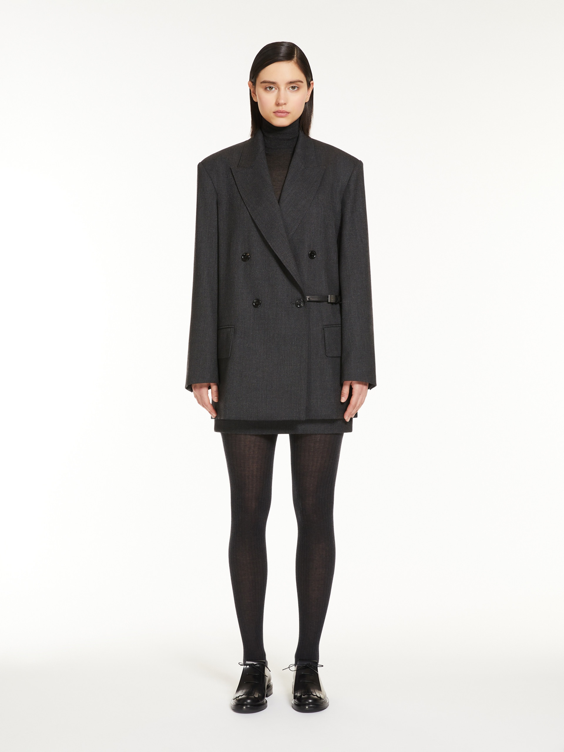 LATINO Double-breasted blazer in wool gabardine - 2