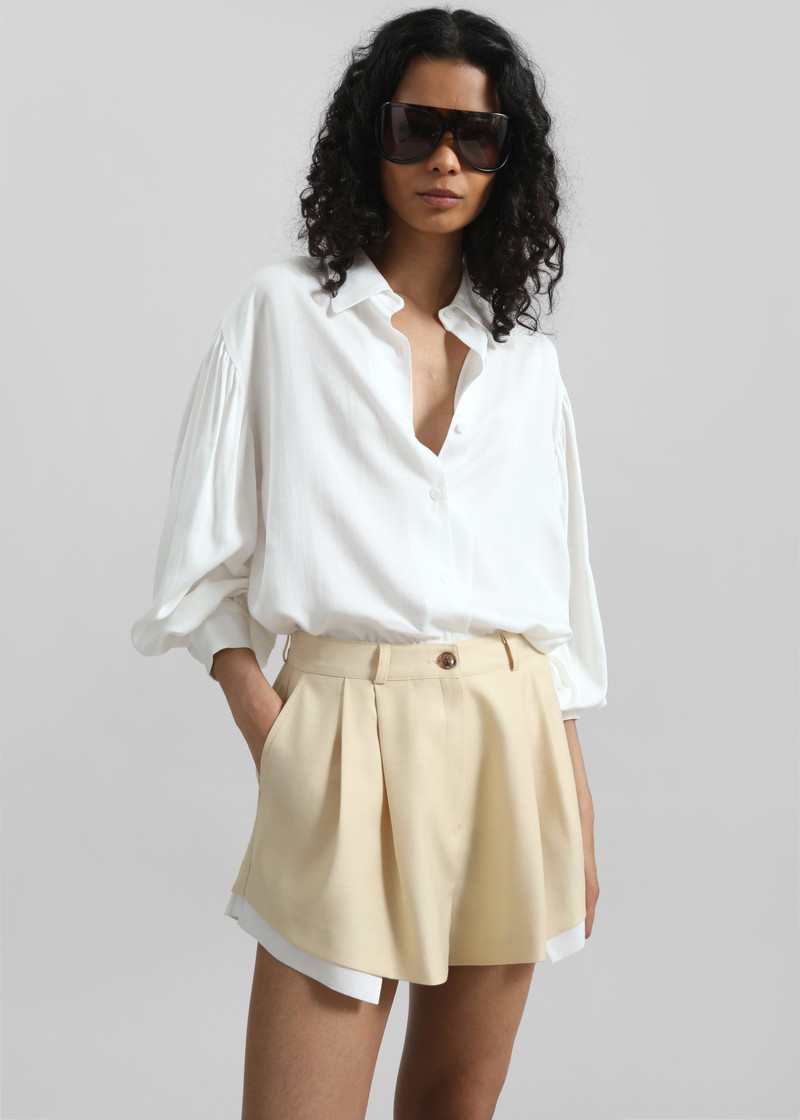Azura Fluid Shirt - White 3
