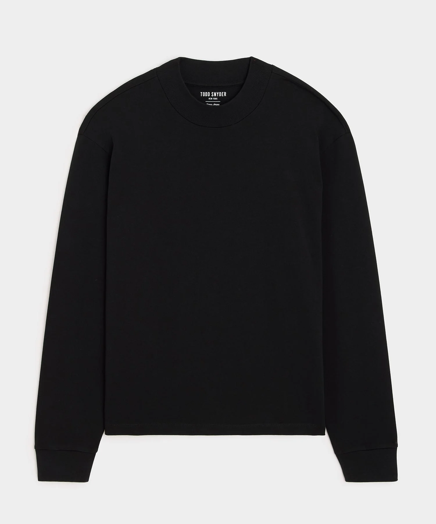 Boxy Jersey Mockneck Tee - 1