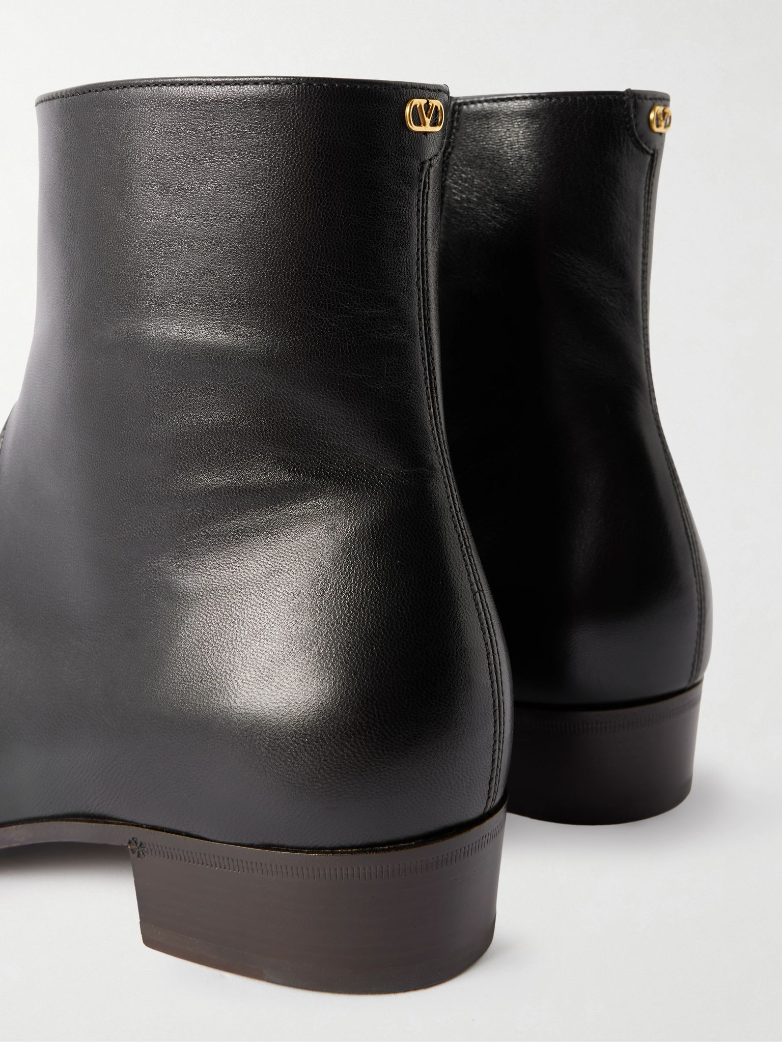 Leather Boots Black - 5