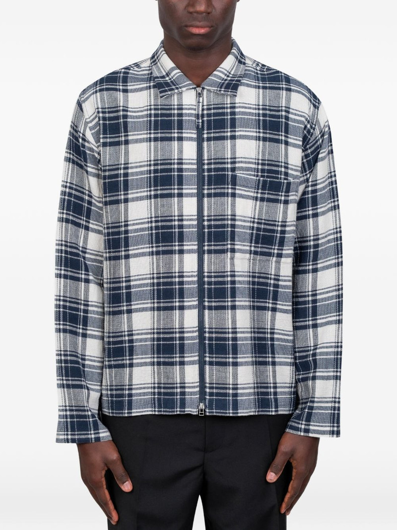 zipped plaid shirt 1