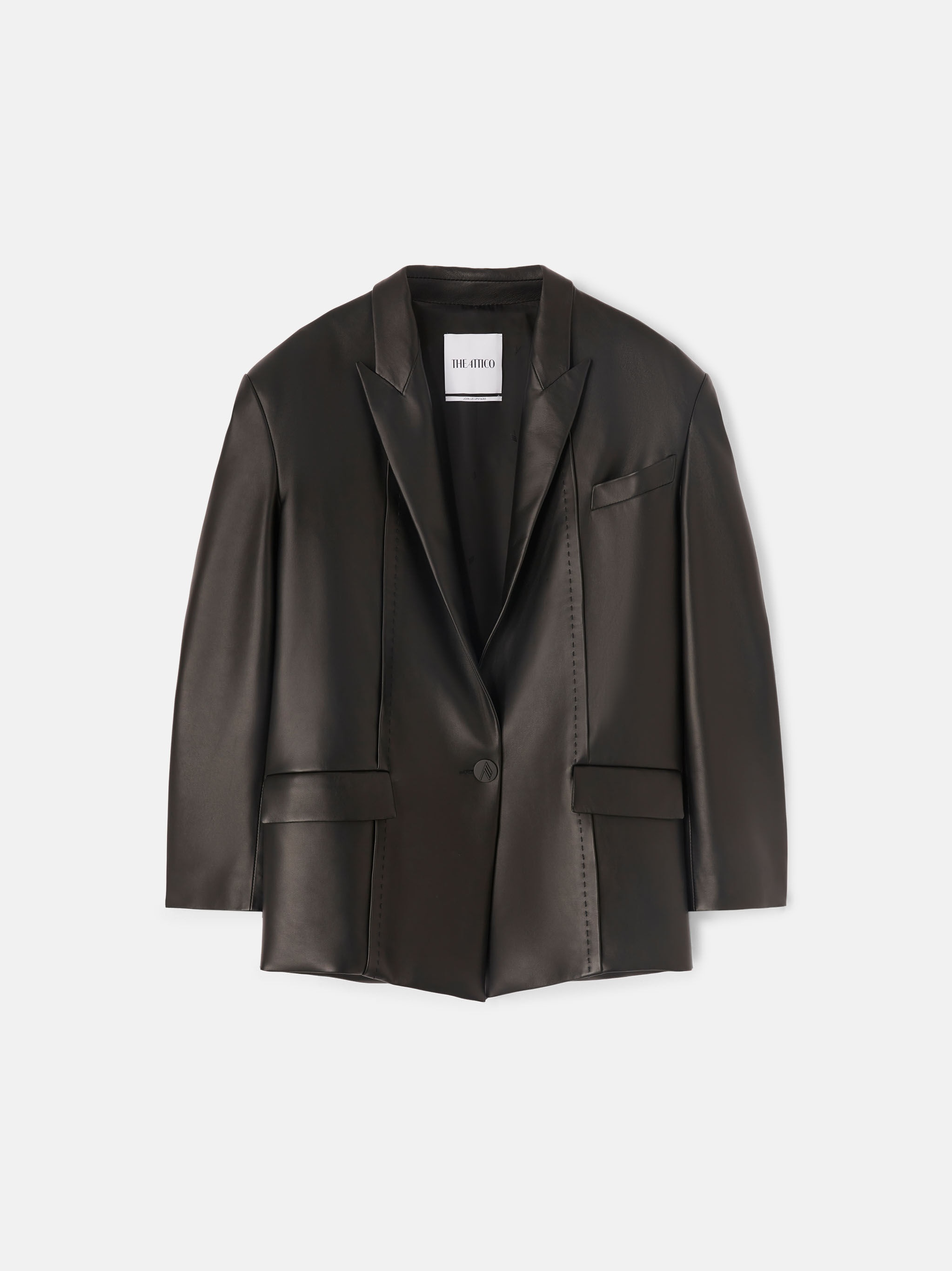 BLACK SHORT COAT - 1