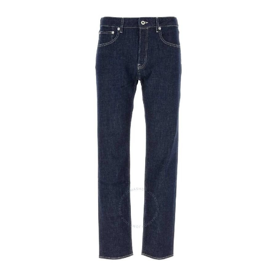 Kenzo Logo-Patch Denim Pants - 5