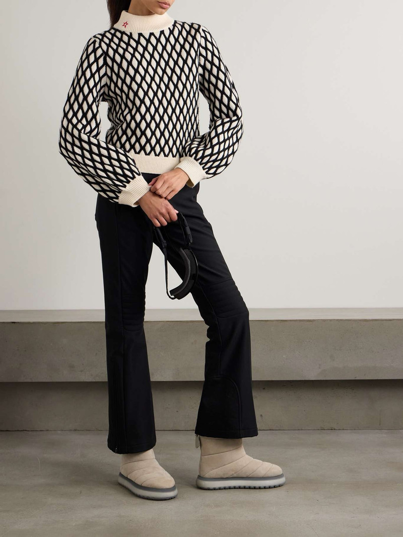 PERFECT MOMENT Carving Air wool and cashmere-blend jacquard sweater outlook
