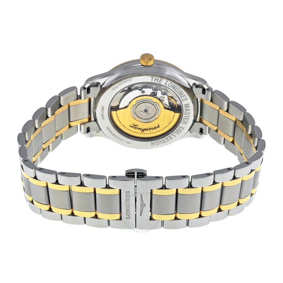 Longines Master Automatic Diamond Champagne Dial Men's Watch L2.628.5.37.7 - 3