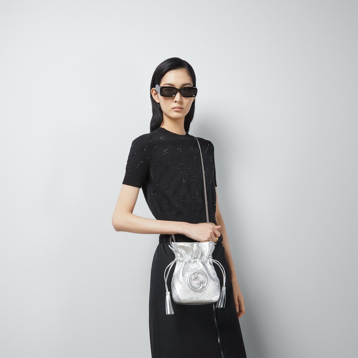 Gucci Blondie mini bucket bag - 4