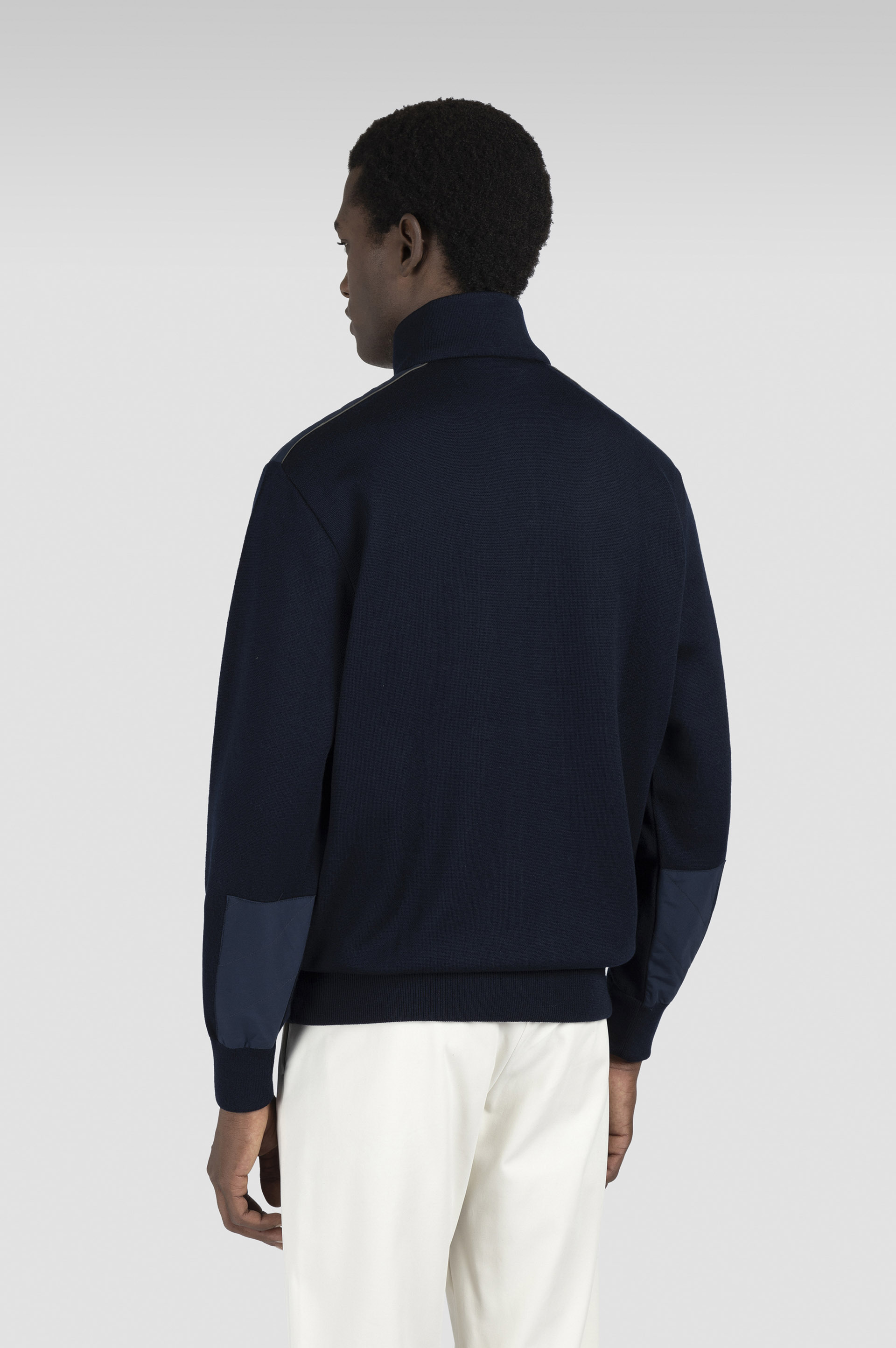 SOFT COOL TOUCH WOOL ZIP-UP SWEATER WITH TYPHOON® PLATINUM DETAILS - 3