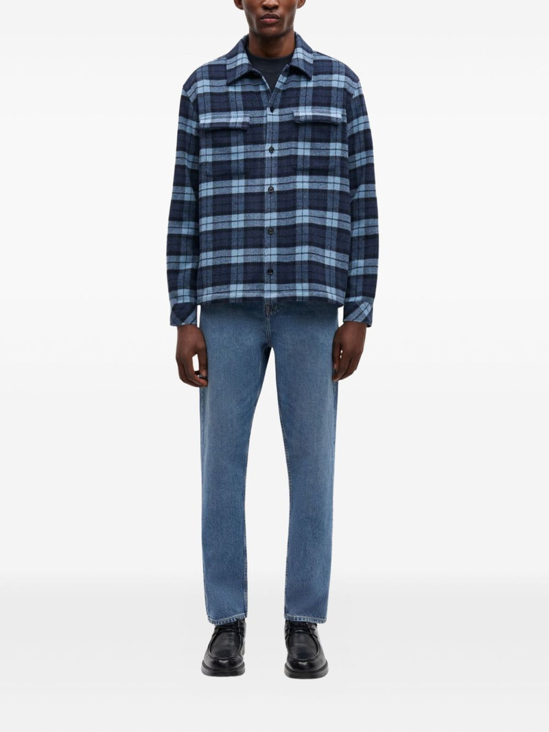 SAMSØE SAMSØE Sacastor plaid pocket overshirt outlook