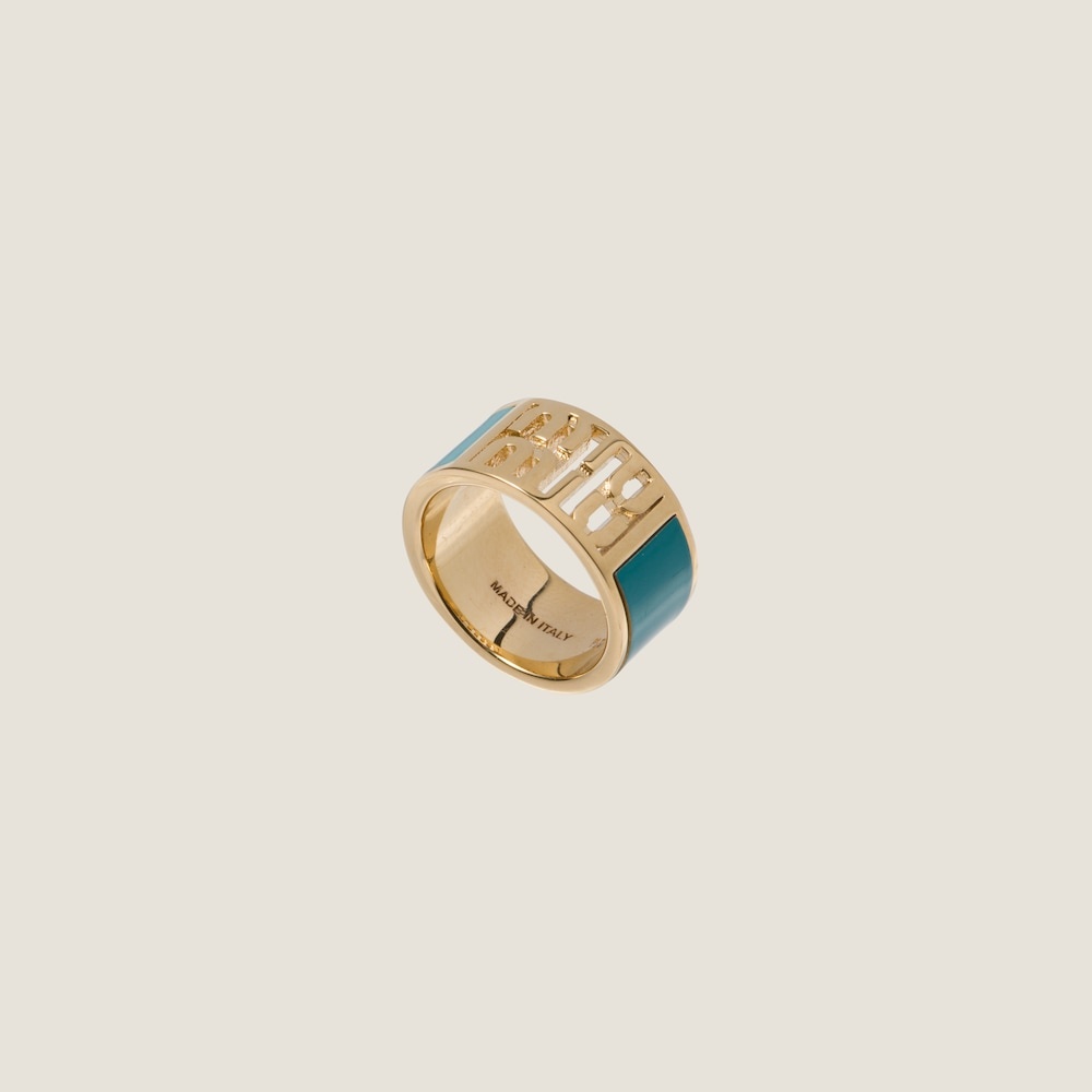 Enameled metal ring - 3