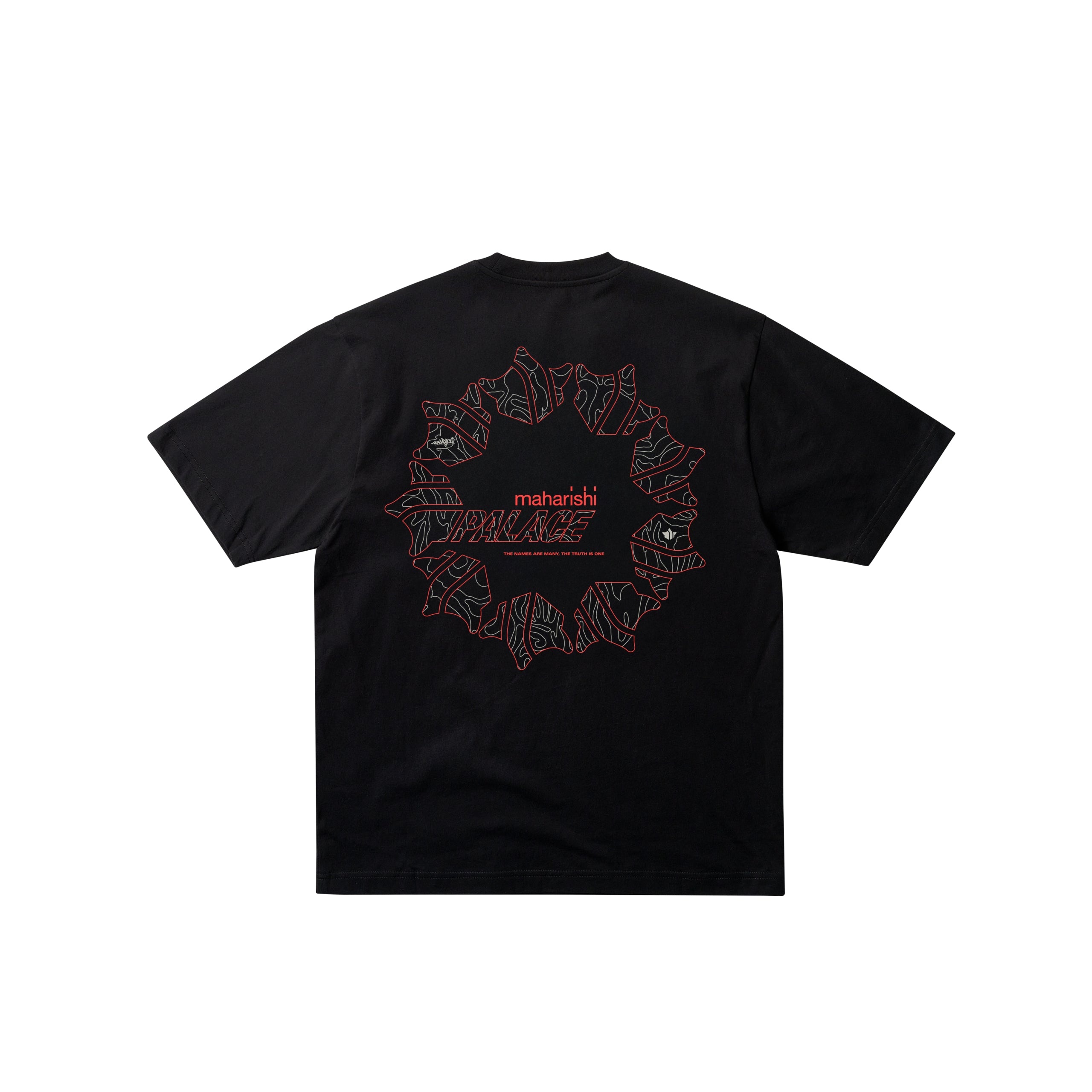 PALACE MAHARISHI TEMPLE STAR T-SHIRT BLACK - 2