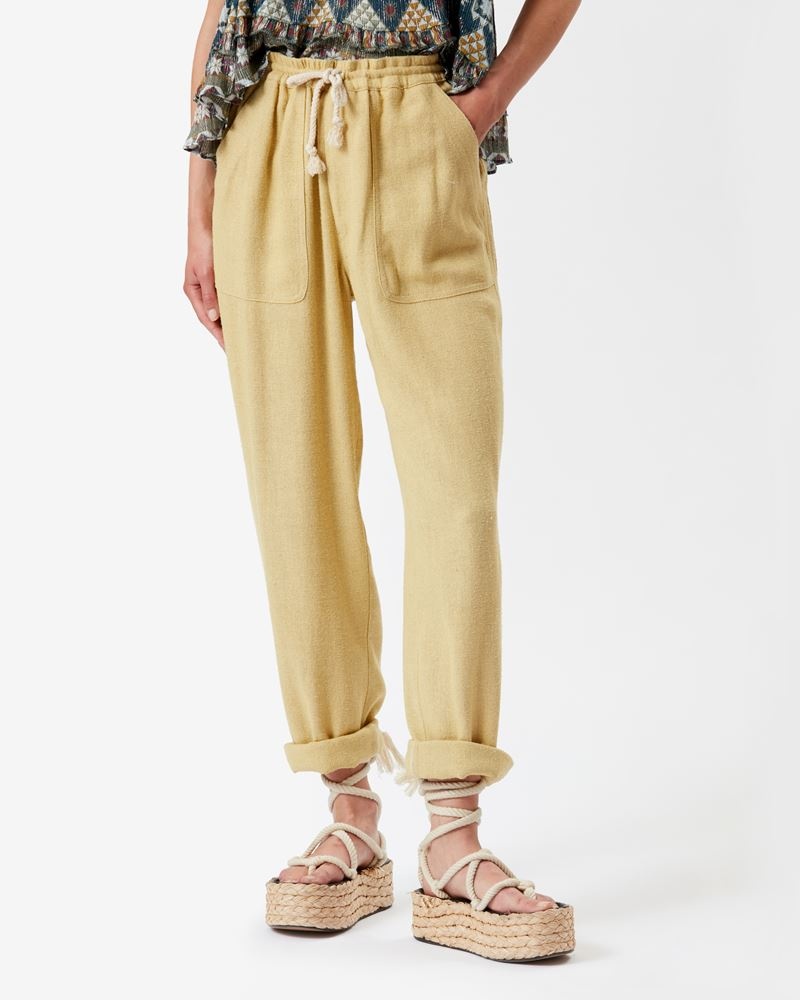 VIAMAO SILK BOURETTE PANTS - 4