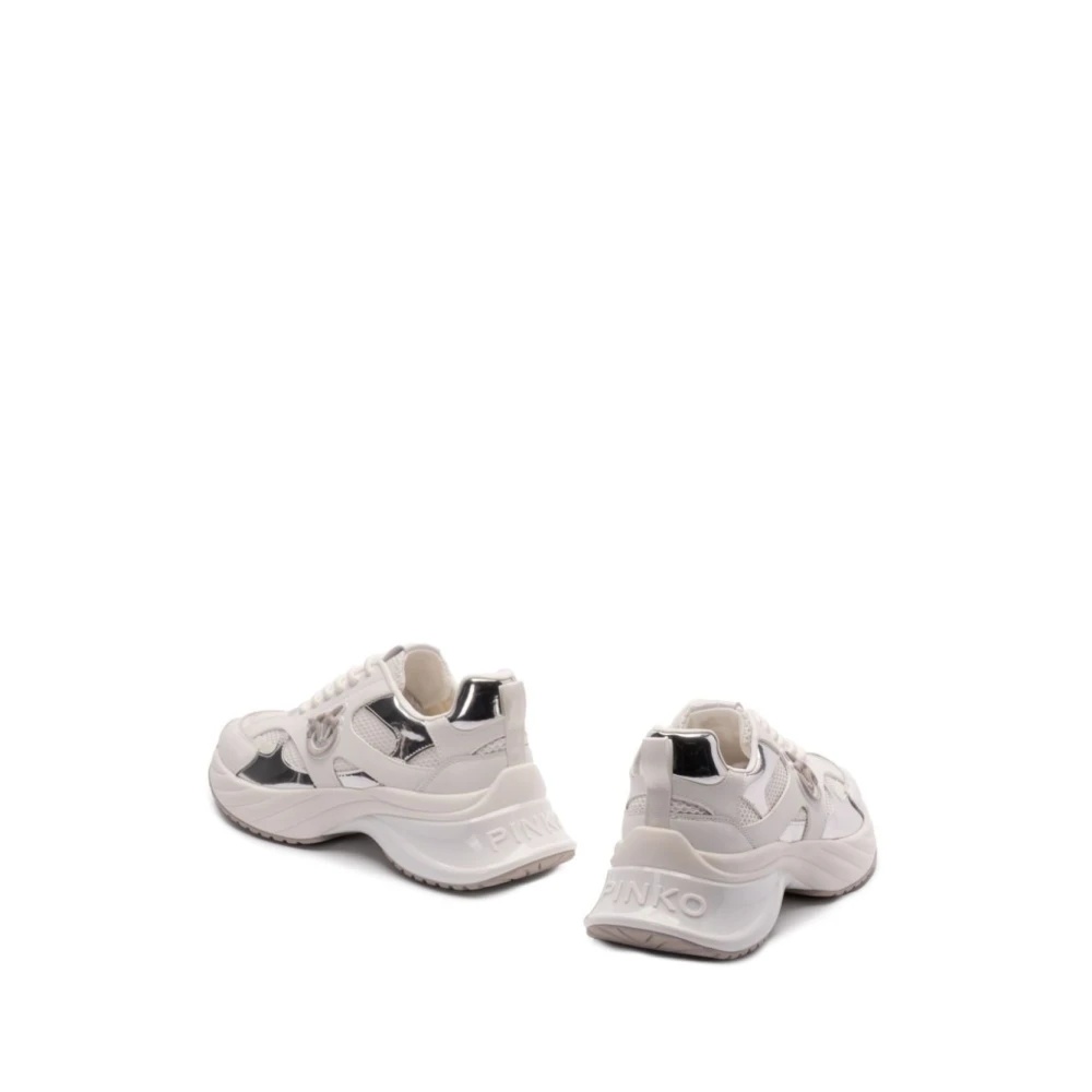 スニーカー PINKO WHITE AND SILVER SNEAKERS PINKO WHITE AND SILVER SNEAKERS FOR WOMEN | miinto | REVERSIBLE