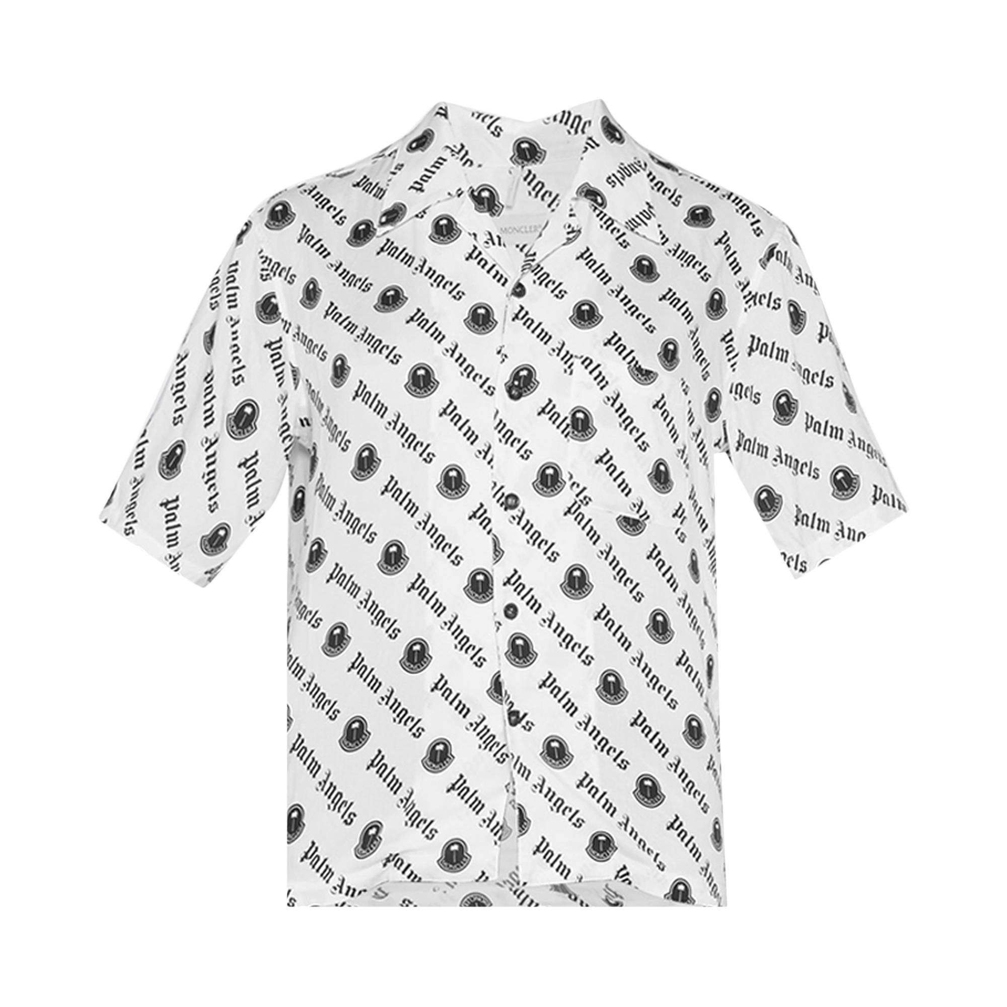 Moncler Genius x Palm Angels Shirt 'White/Black' - 1