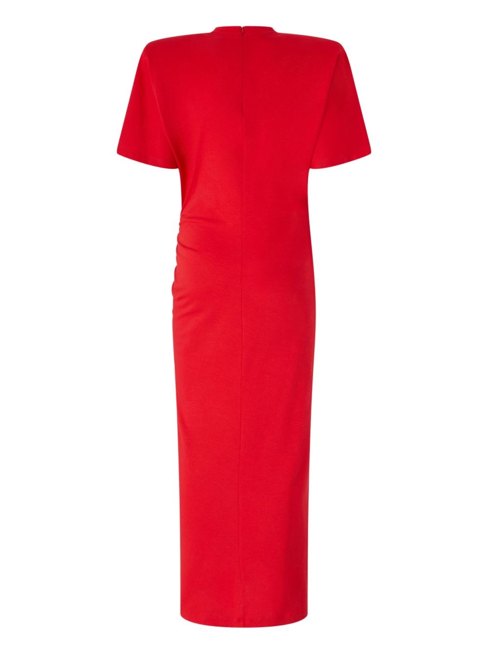 ruched long dress - 2