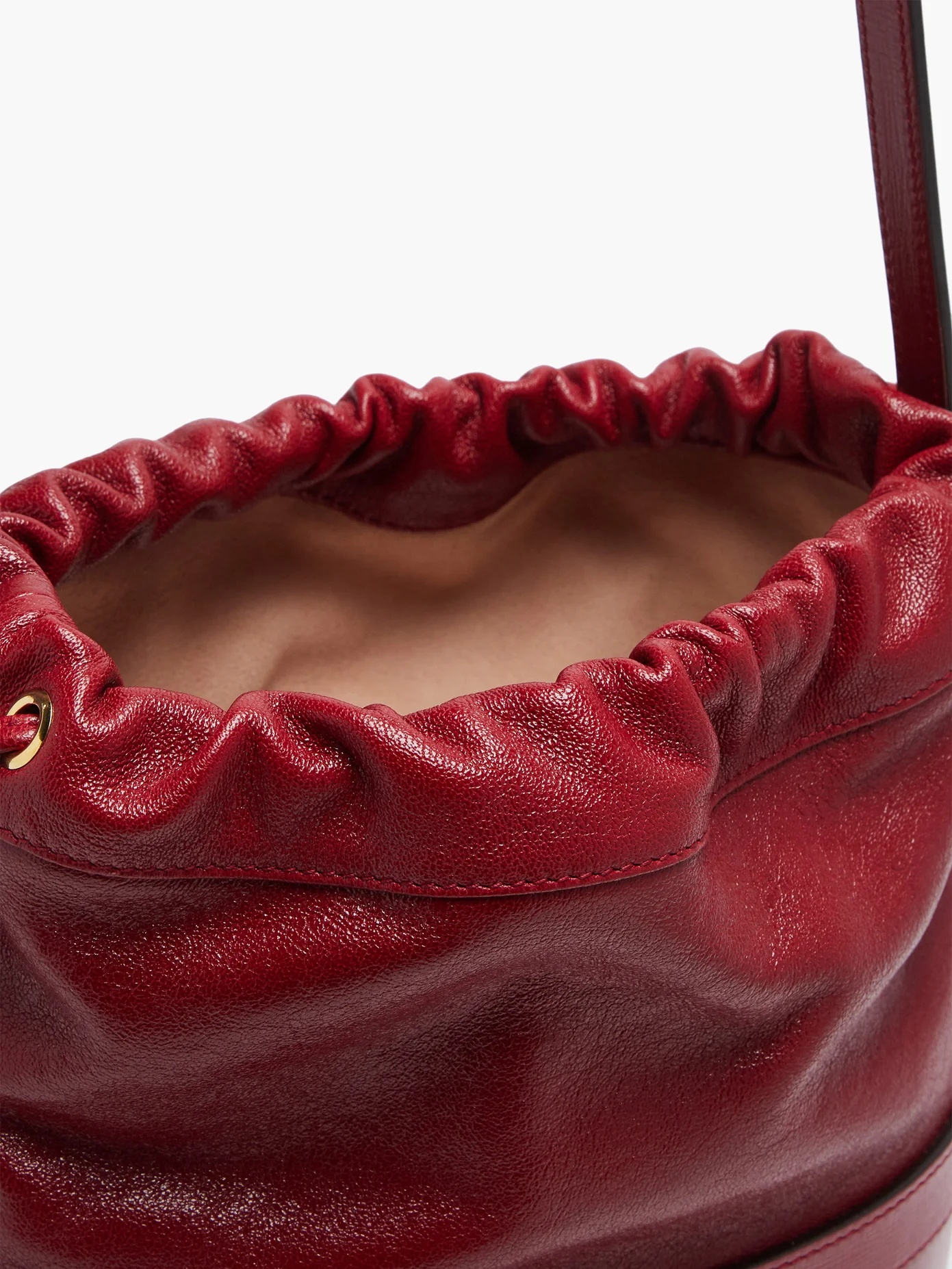 1955 Horsebit grained-leather bucket bag - 5