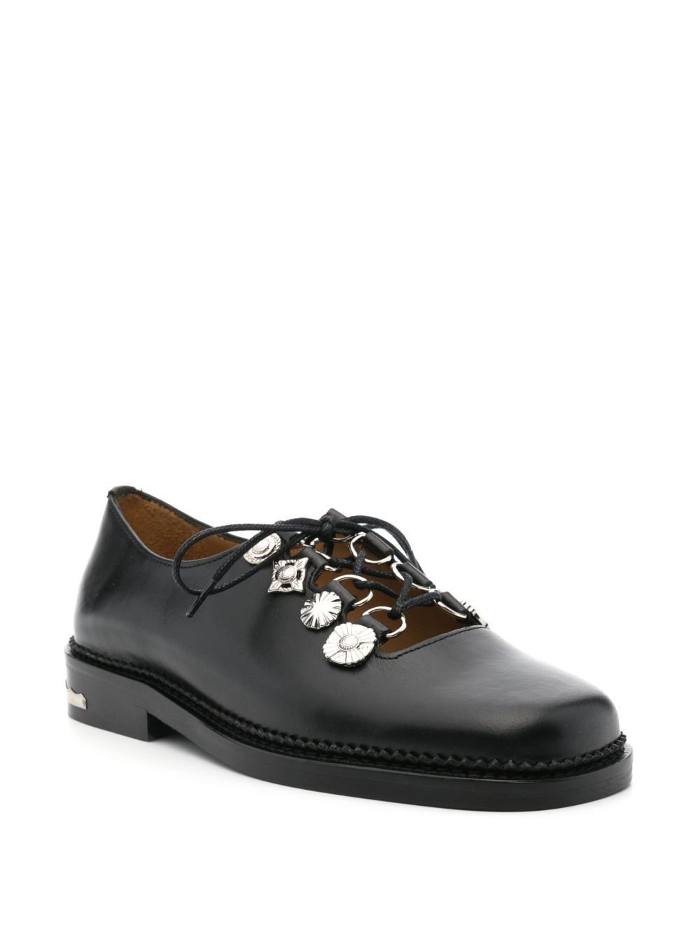 stud-detailed shoes - 2