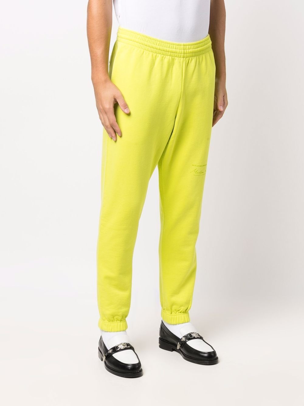 elasticated-waistband track pants - 3