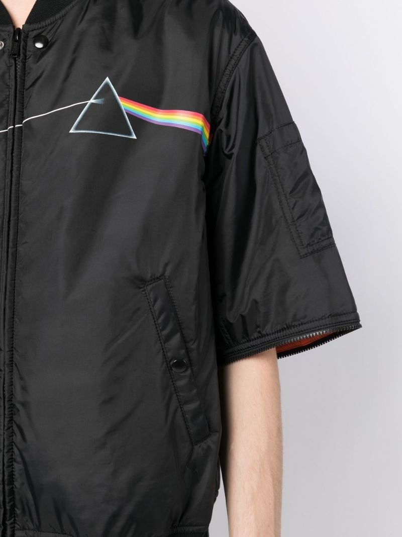 The Dark Side of the Moon-print bomber jacket 6