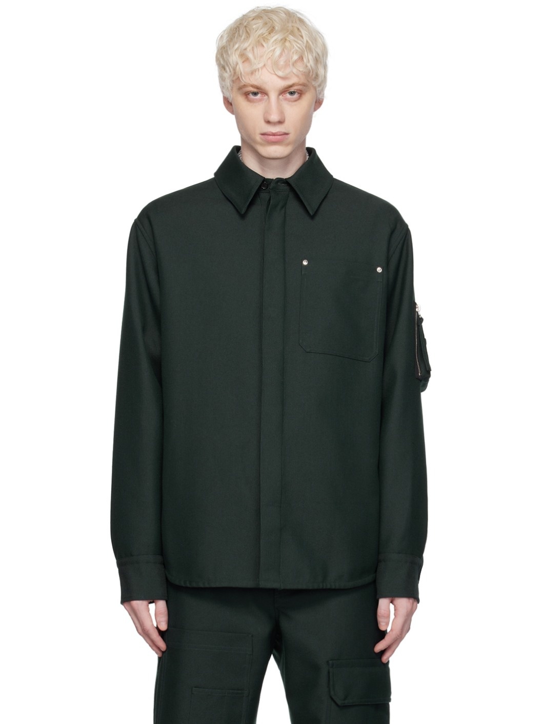 Green Shirt Jacket - 1
