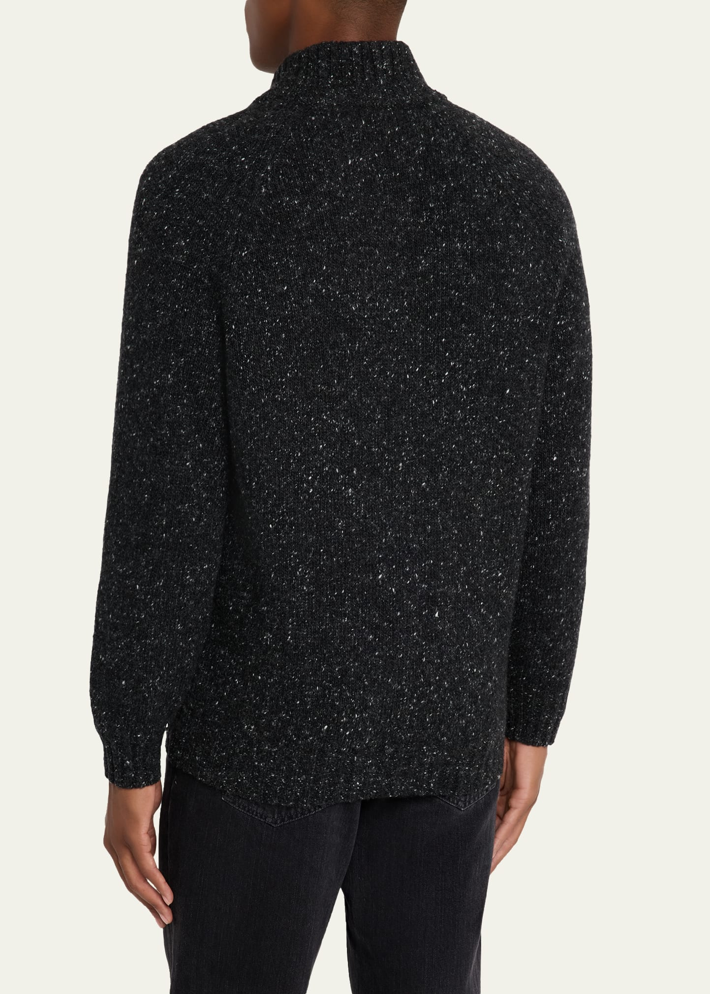 Men's Cashmere Zip Cardigan - 3