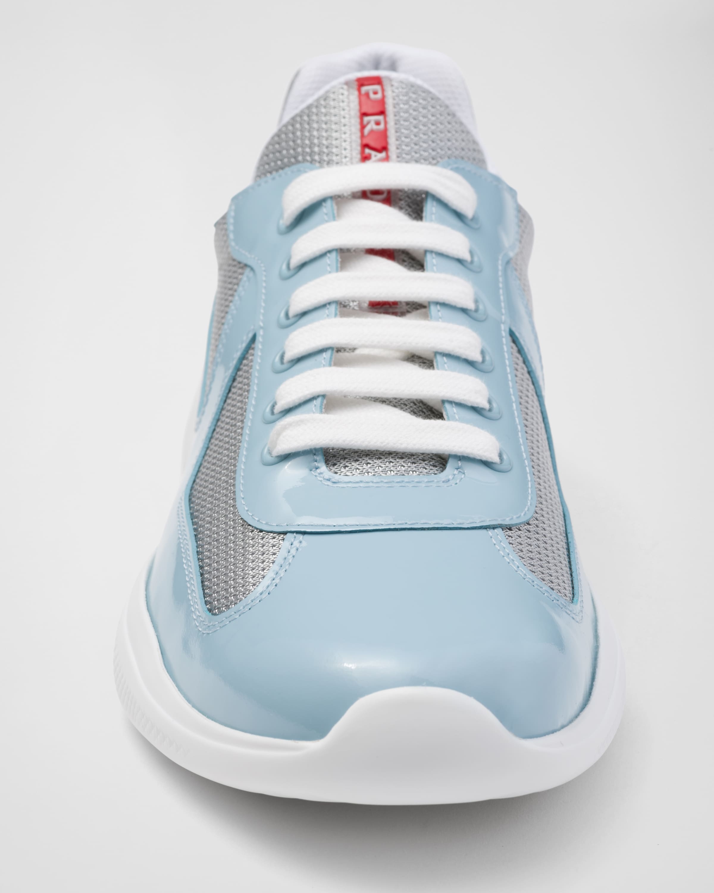 Prada America's Cup patent leather and bike fabric sneakers - 5
