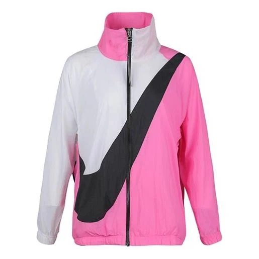 (WMNS) Nike Sportswear Swoosh Jacket Pink BV3686-610 - 1