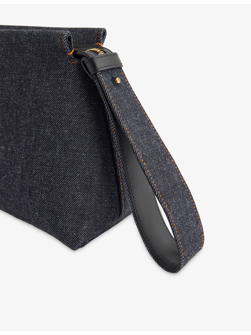 Logo-Embroidered Day Denim Pouch - 2