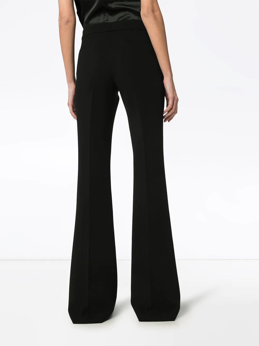 mid-rise flared trousers - 4