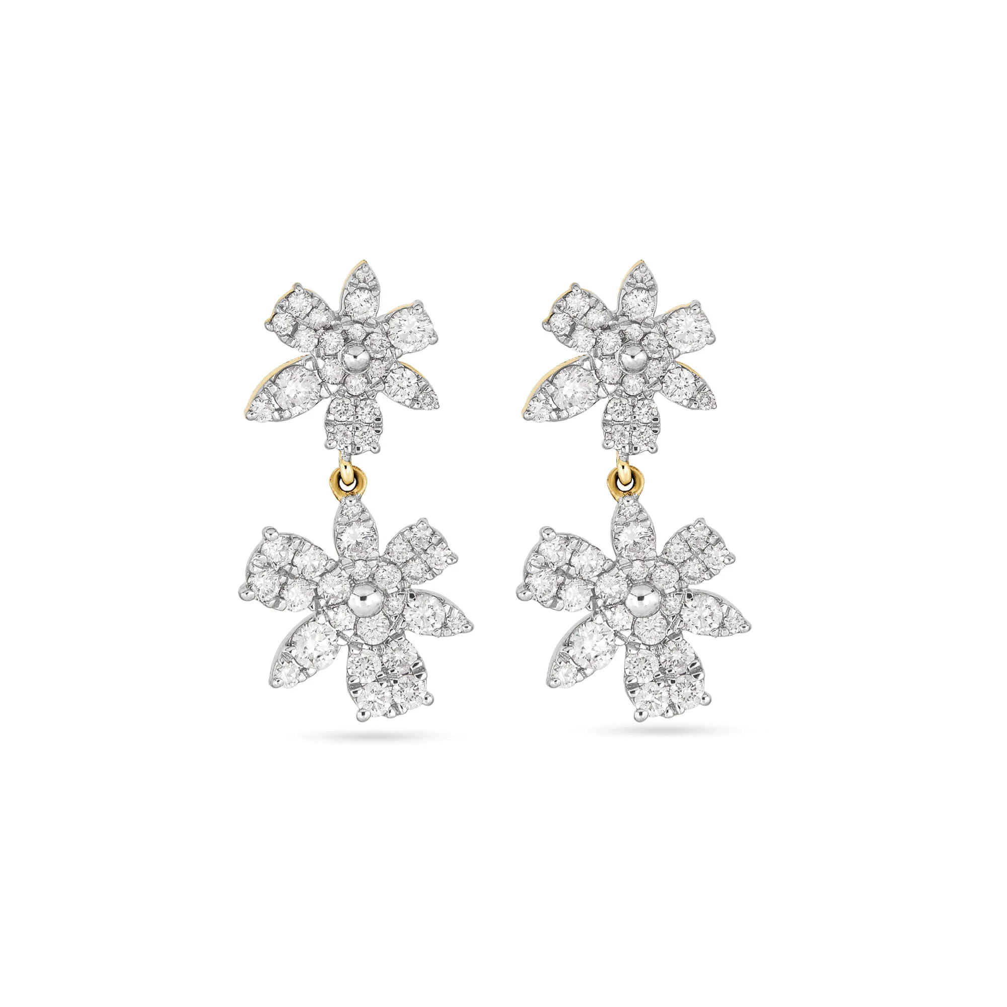 Grand Magnolia Drop Earrings - 1