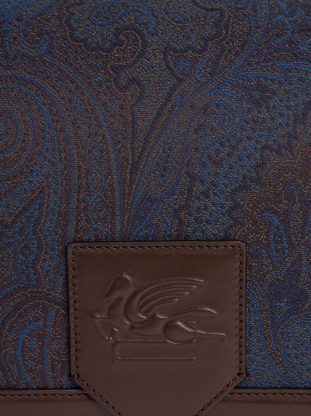 paisley-jacquard shoulder bag - 4
