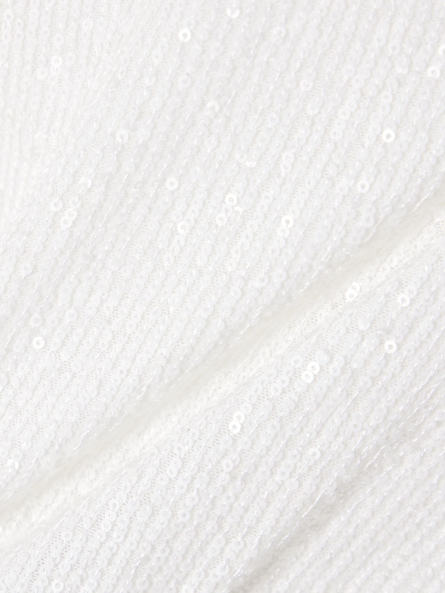 Open-back sequined swimsuit White - 4