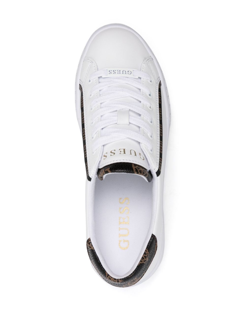 Pardie logo-trim sneakers - 4
