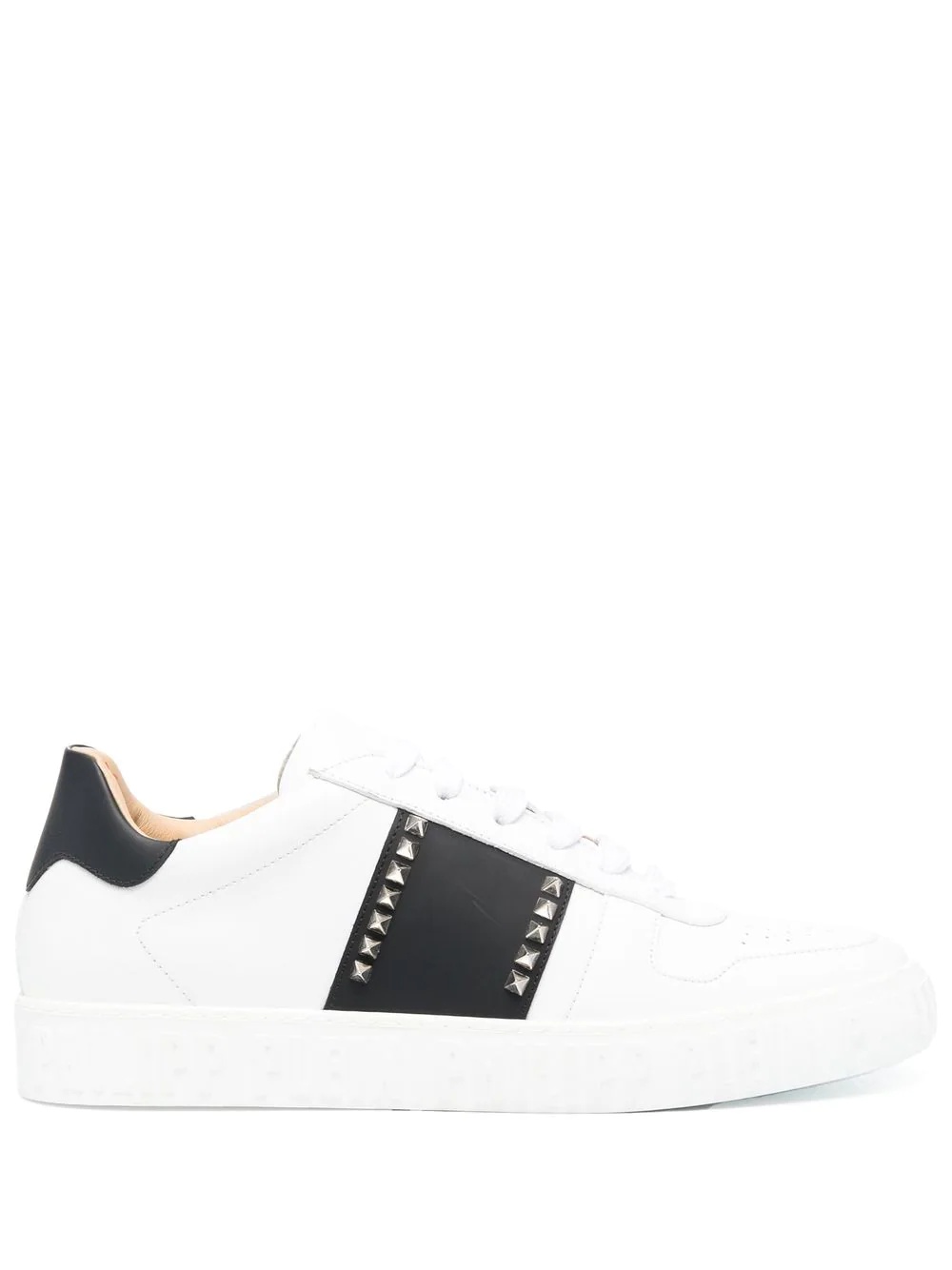 stud-embellished low-top sneakers - 1