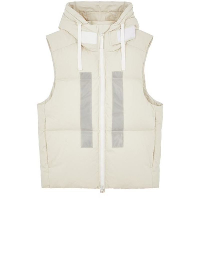 G09X2 STONE ISLAND MARINA_RUBBER WAX POPLIN DOWN STUCCO 3