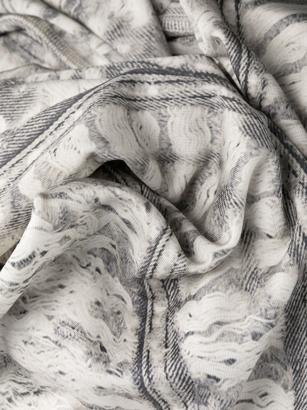 printed long-sleeve dress - 7