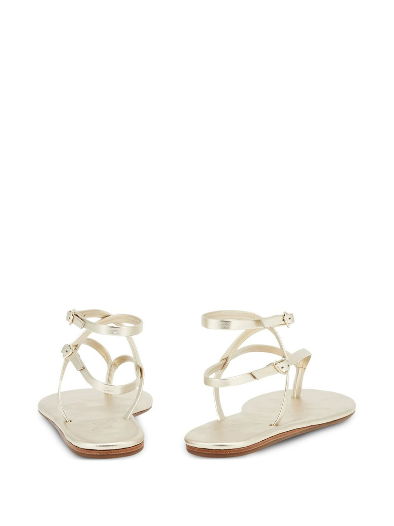 Kallisti leather flat sandals 4