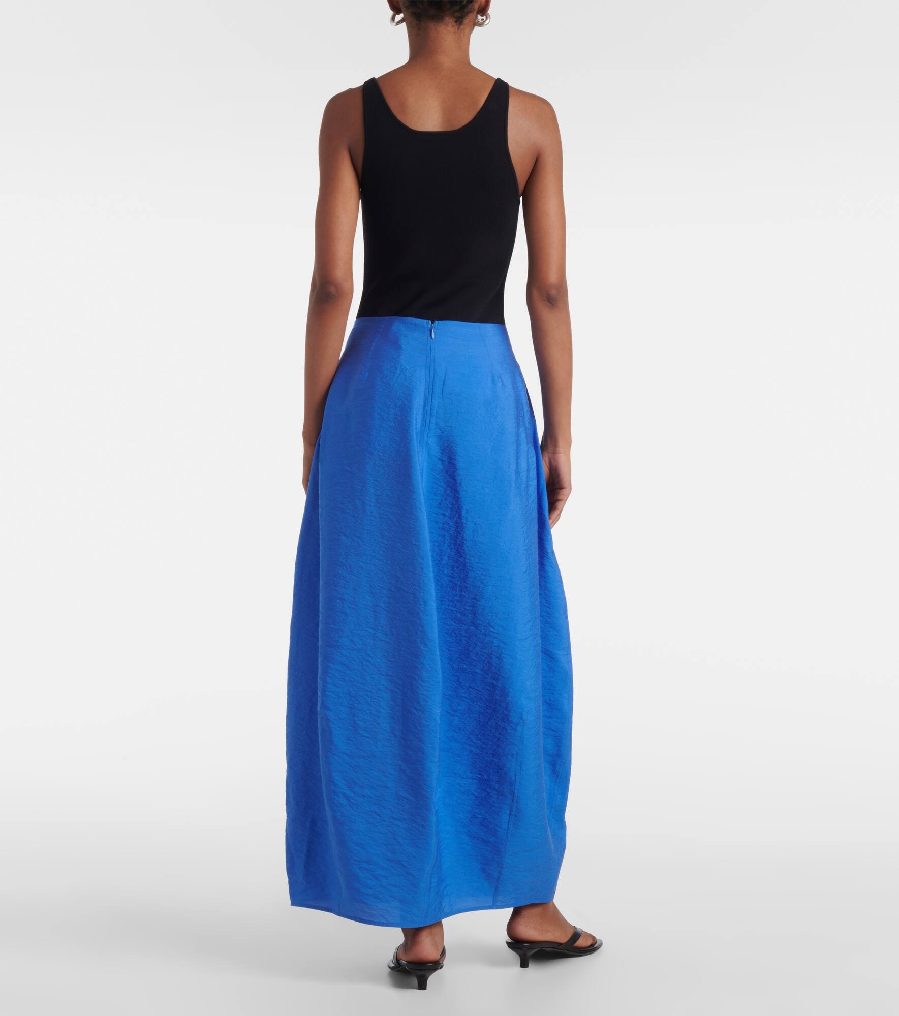 Parachute silk-blend maxi skirt - 3