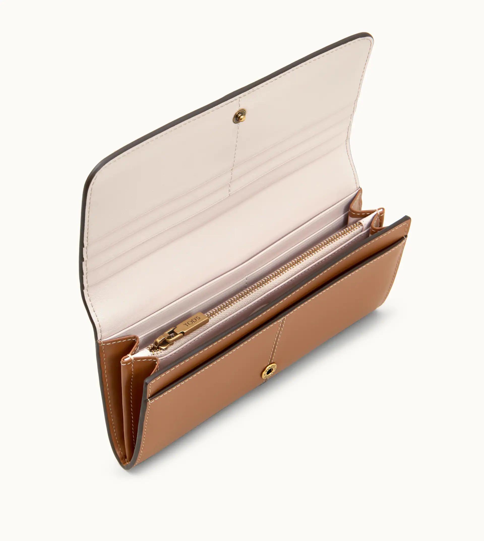 PURSE IN LEATHER - BROWN - 2