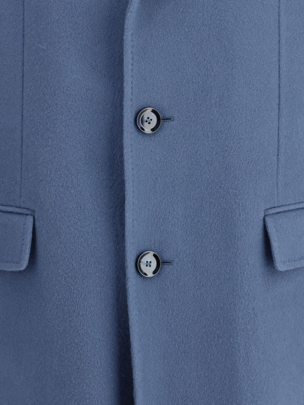 wool-cashmere blend coat - 5