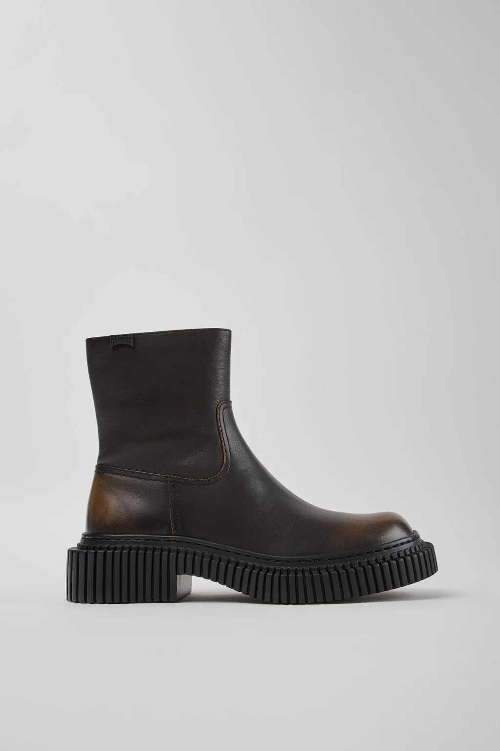 Pix Berlin Black Leather Ankle Boots for Women. - 1