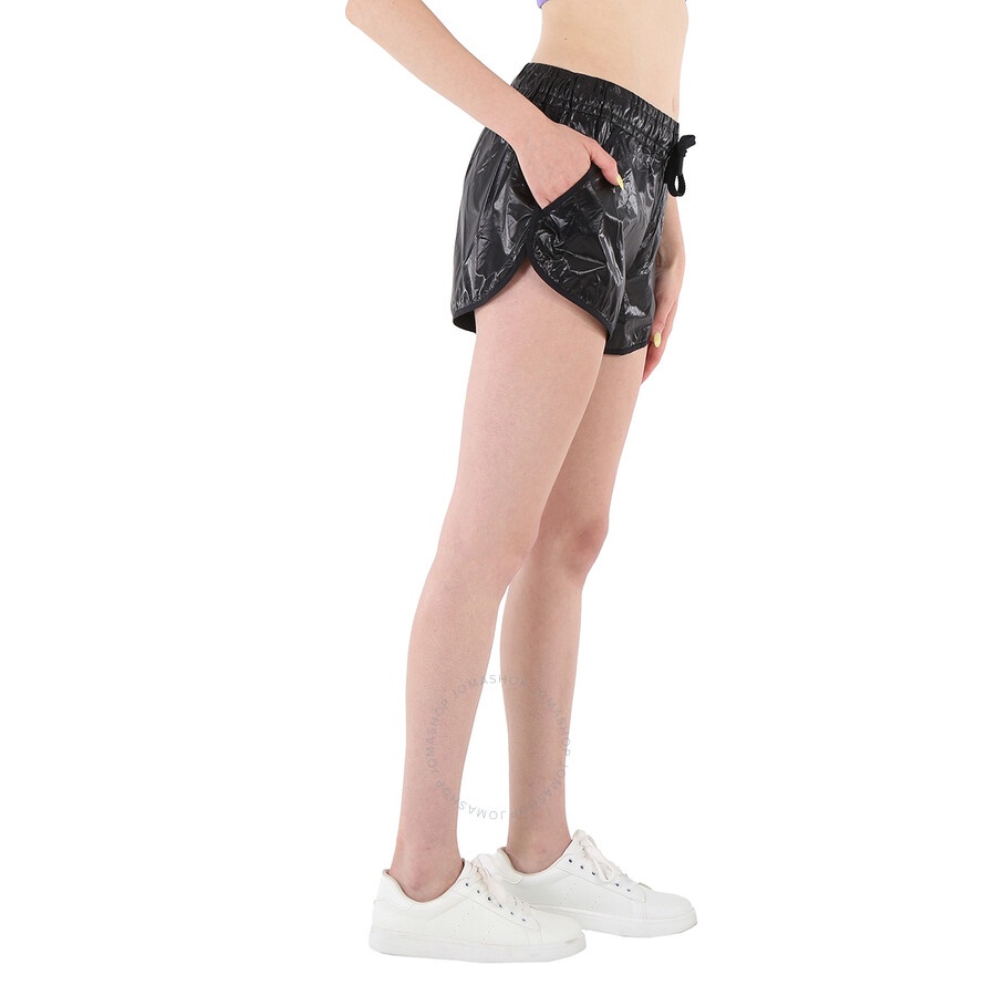 Moncler Ladies Black Ripstop Shorts - 2